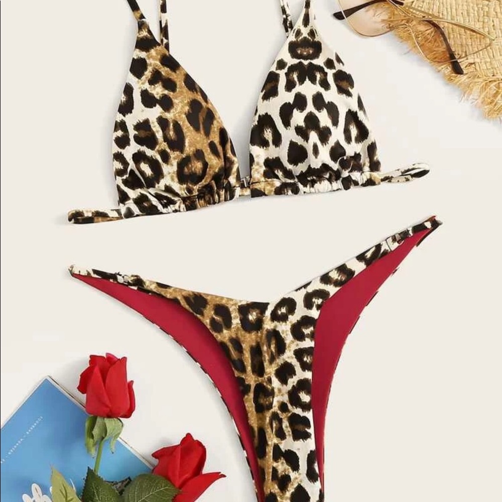 Cheetah Two Piece Bikini